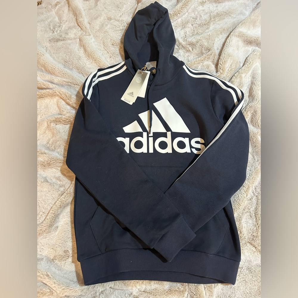 Men’s Navy 3-stripe Hoodie